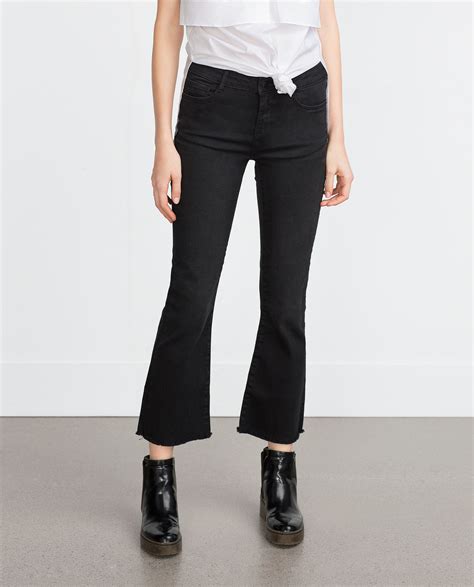 kick flare trousers zara